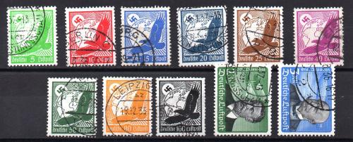 Alemania Imperio Nº Yvert A 43/53 Nº Michel 529/39 (o)